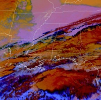 Southern Mississippi Valley - Tropospheric Dust Content